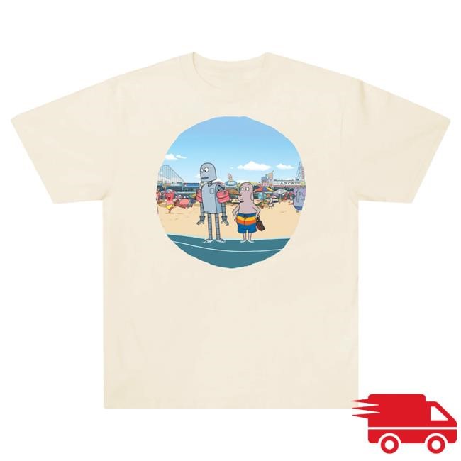 Officia Neon Rated Merch ROBOT DREAMS of The Beach Top Shirt NeonRated