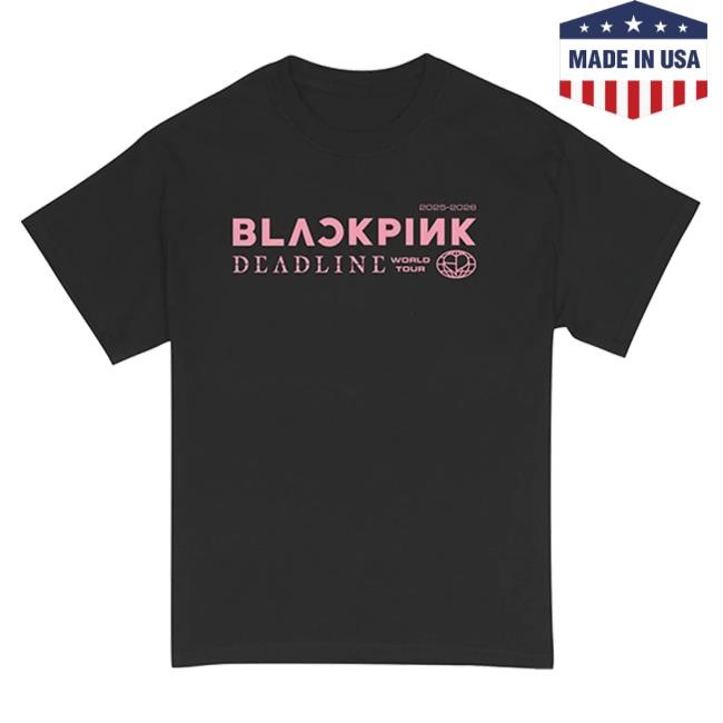 Deadline Tour Merch Blackpink World Tour Tee White | Blackpink Official Merch Store