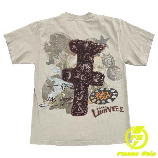 Official Travis Scott Merch Store Shop Travis Scott UTOPIA CJ RELIC Tee TravisScott