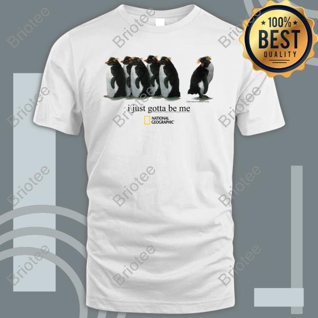 National Geographic Merch I Just Gotta Be Me Penguin Long Sleeve T Shirt