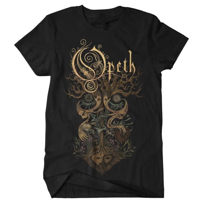 Official Opeth Merch Opeth - 'Tree' Black Shirt New