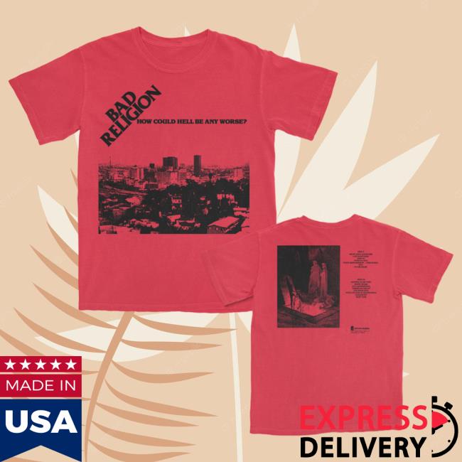 Official Kings Road Merch Store Bad Religion How Could Hell Be Any Worse? Tee (Paprika) BadReligion Kings Road Shop