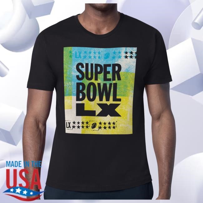 Official NFL Starter Super Bowl LX Concrete Dreams Graphic Shirt Concrete Dreams T-Shirt Super Bowl LX NFL Football NFL Fan Gear
