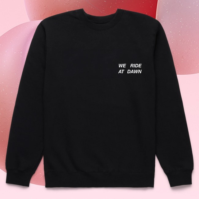WRAD New Crewneck Sweatshirt Hannah Berner We Ride At Dawn