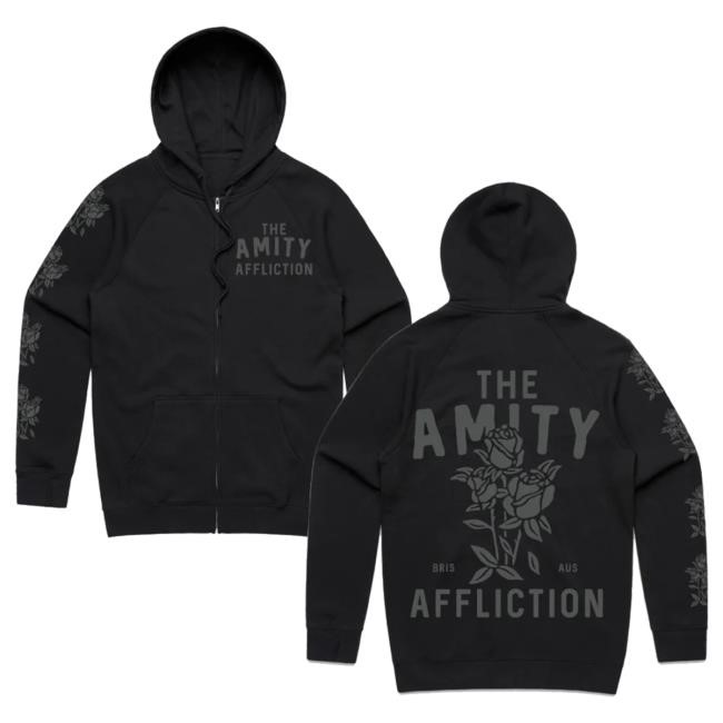 Official Amity Affliction Merch Store Amity Affliction Bouquet Zip Sweatshirts