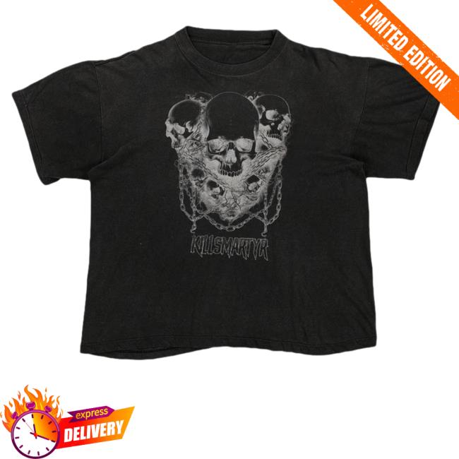 Killsmartyr Merch Killsmartyr Chain Skulls Tee
