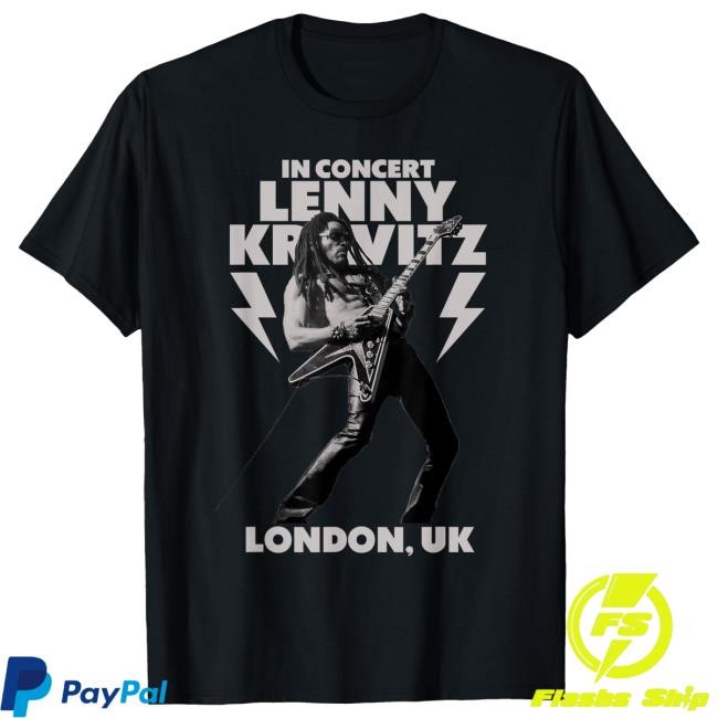 Official Lenny Kravitz – Blue Electric Light Tour 2025 London Top Shirt