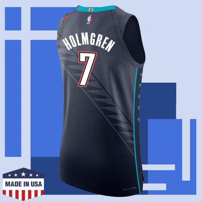 2025-26 Oklahoma City Thunder Chet Holmgren City Authentic Jersey